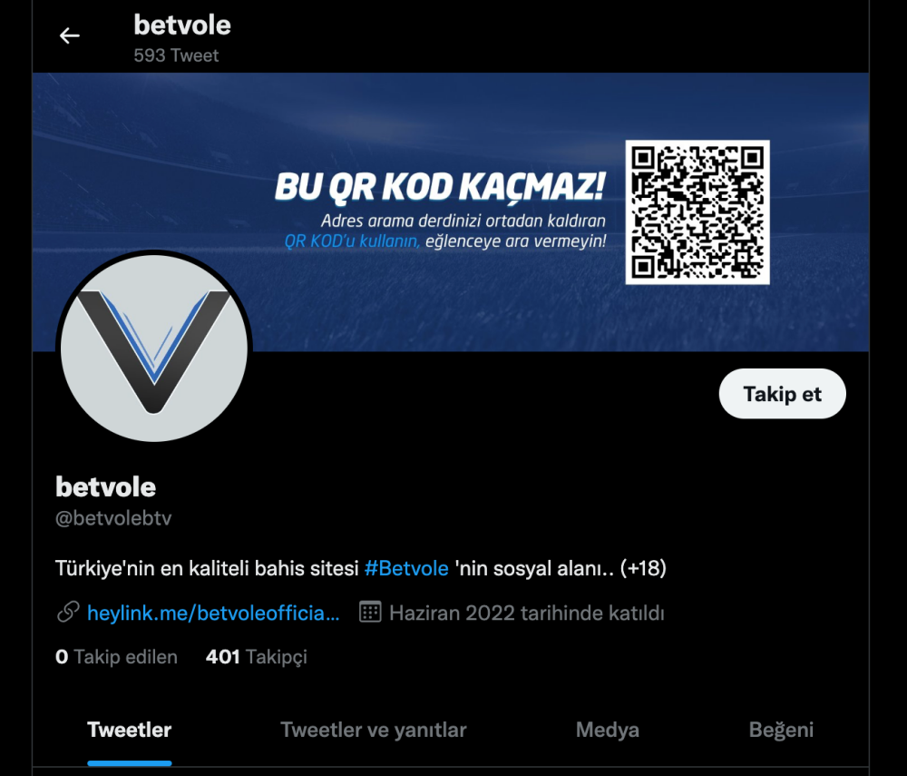 Betvole Twitter