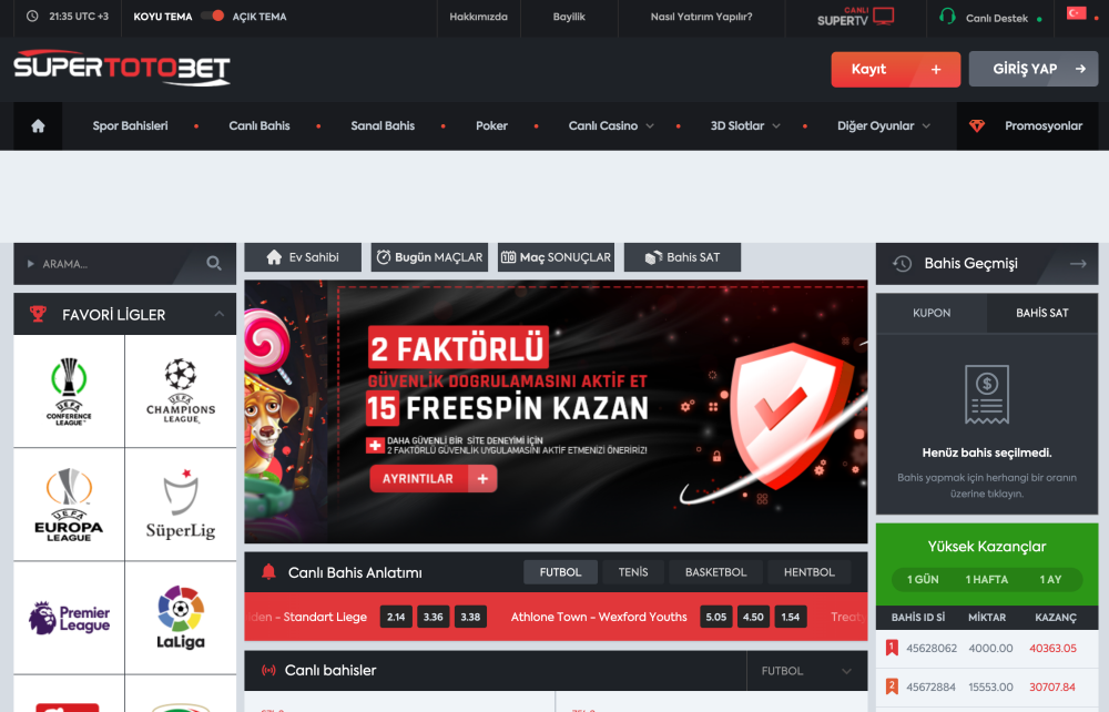 Supertotobet 50 TL İlk Üyelik Bonusu